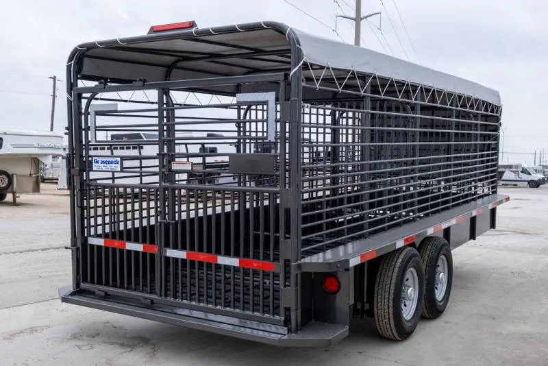 new Stock / Stock Combo Trailers Gooseneck  for sale, in Seguin, TX Thumbnail 4