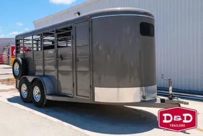 2026 Calico Trailers 17 Ft Stock Combo Trailer