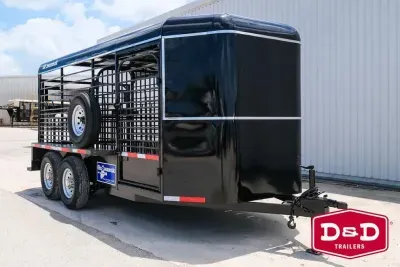 2026 Gooseneck 16 Ft Steel Stock Trailer