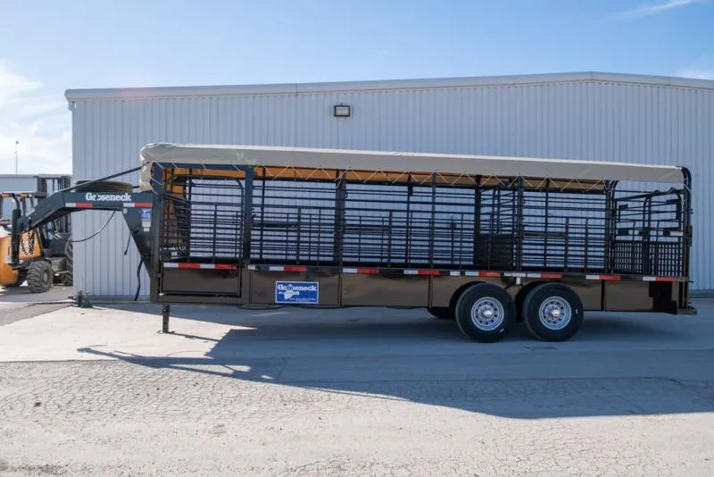 new Stock / Stock Combo Trailers Gooseneck  for sale, in Seguin, TX Thumbnail 2