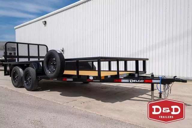 2025 Delco Trailers 16 Ft Utility Trailer 