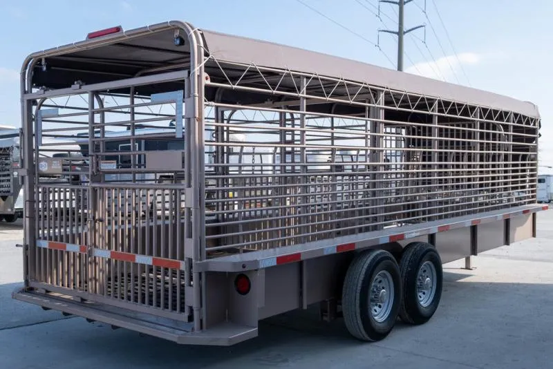 new Stock / Stock Combo Trailers Gooseneck  for sale, in Seguin, TX Thumbnail 4