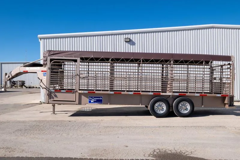 new Stock / Stock Combo Trailers Gooseneck  for sale, in Seguin, TX Thumbnail 2
