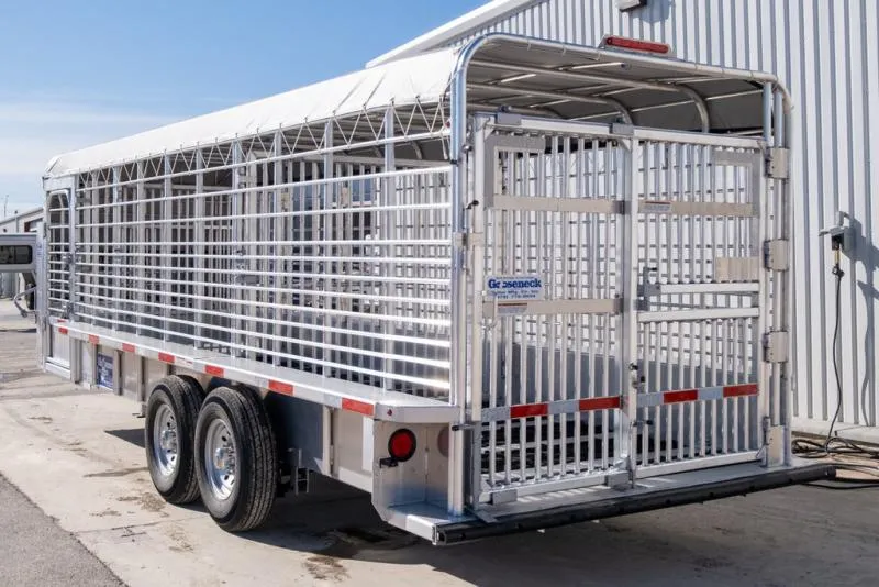 new Stock / Stock Combo Trailers Gooseneck  for sale, in Seguin, TX Thumbnail 3