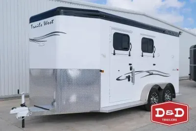 2026 Trails West? 2 Horse Classic II Trailer