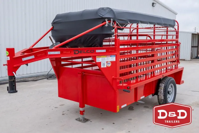 2026 Delco Trailers 8Ft Mini Bar Top Stock Trailer