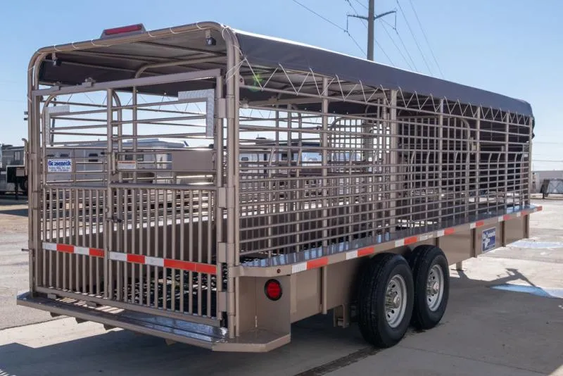 new Stock / Stock Combo Trailers Gooseneck  for sale, in Seguin, TX Thumbnail 4