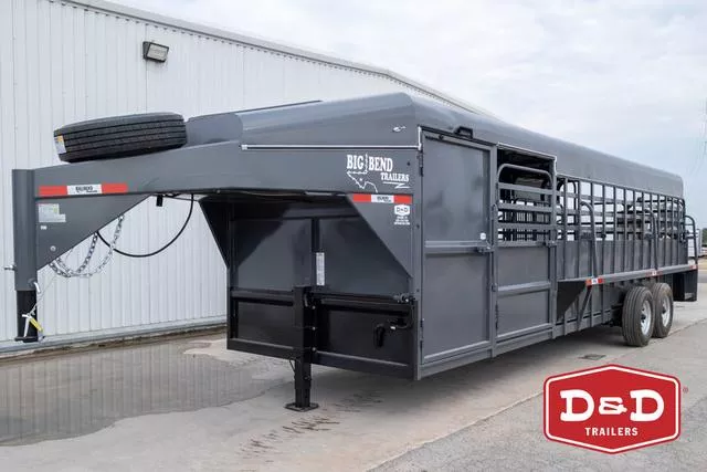 2025 Big Bend Trailers 26 Ft Deluxe Tack Stock Trailer 
