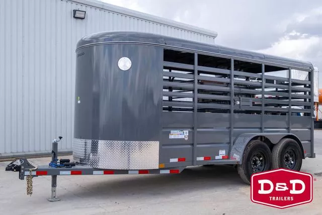 2026 Delco Trailers 16 Ft Stock Trailer