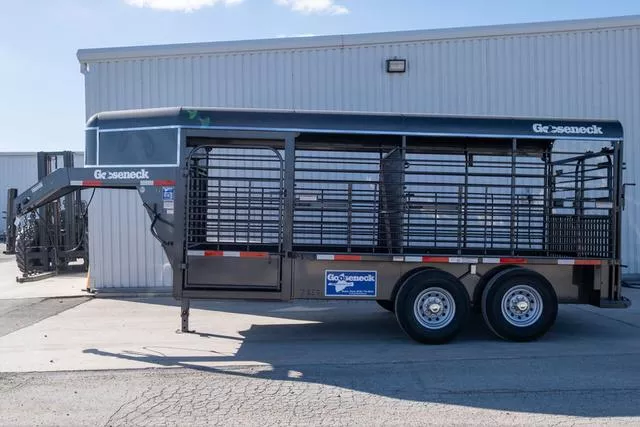 new Stock / Stock Combo Trailers Gooseneck  for sale, in Seguin, TX Thumbnail 2