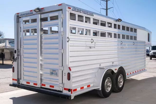 used Stock / Stock Combo Trailers Elite Trailers  for sale, in Seguin, TX Thumbnail 4