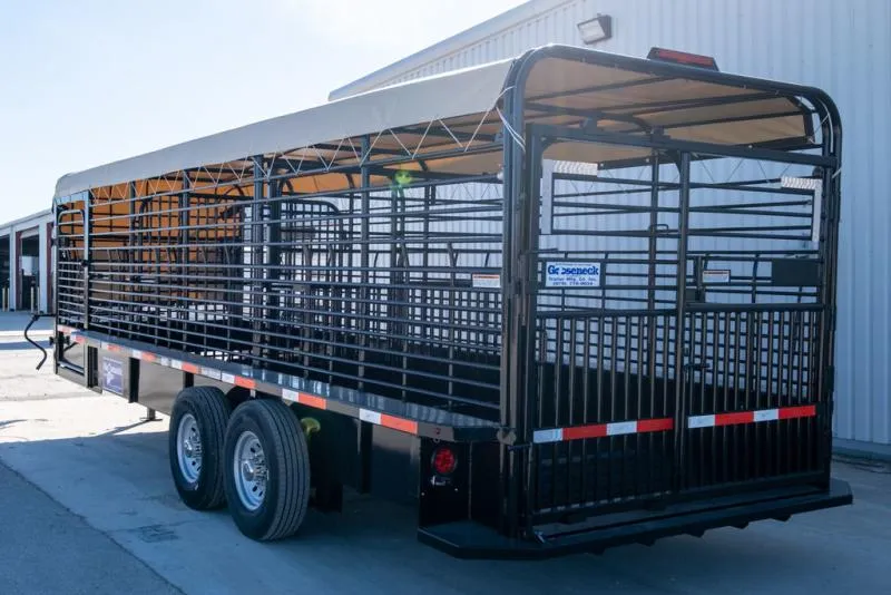 new Stock / Stock Combo Trailers Gooseneck  for sale, in Seguin, TX Thumbnail 3