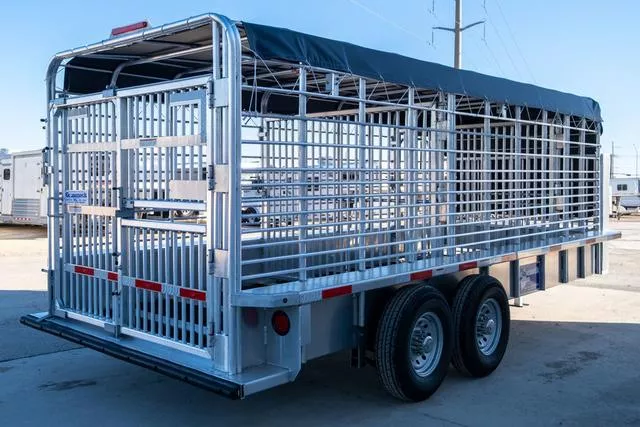 new Stock / Stock Combo Trailers Gooseneck  for sale, in Seguin, TX Thumbnail 4