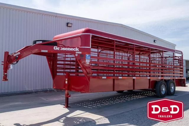 2025 Gooseneck 24 Ft Stock Trailer 