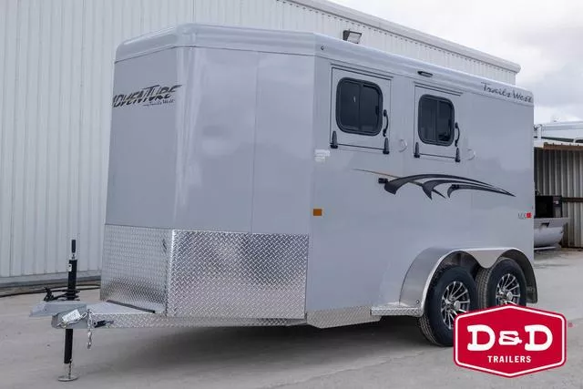 2026 Trails West? 2 Horse Adventure II MX Trailer 