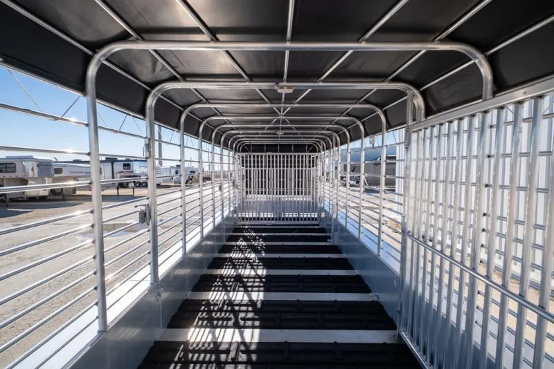 new Stock / Stock Combo Trailers Gooseneck  for sale, in Seguin, TX Thumbnail 14