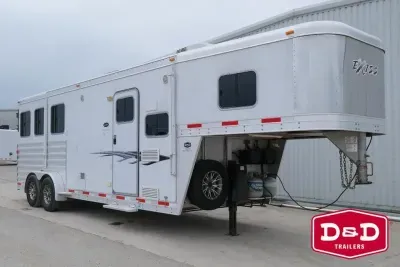 2016 Exiss 3 Horse 8Ft Living Quarters Trailer