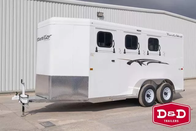 2026 Trails West? 3 Horse Adventure II MX Trailer