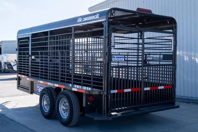 new Stock / Stock Combo Trailers Gooseneck  for sale, in Seguin, TX Thumbnail 3