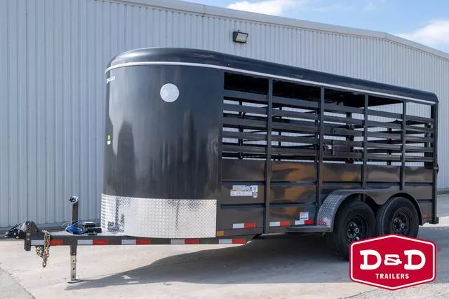 2026 Delco Trailers 16 Ft Steel Stock Trailer