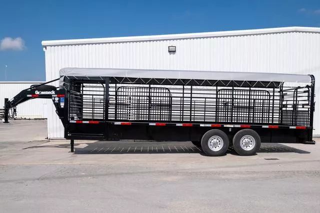 new Stock / Stock Combo Trailers Gooseneck  for sale, in Seguin, TX Thumbnail 2