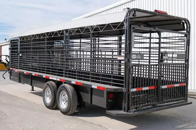 new Stock / Stock Combo Trailers Gooseneck  for sale, in Seguin, TX Thumbnail 3