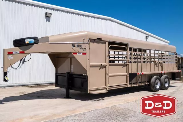 2025 Big Bend Trailers 24 Ft Deluxe Tack Stock Trailer 