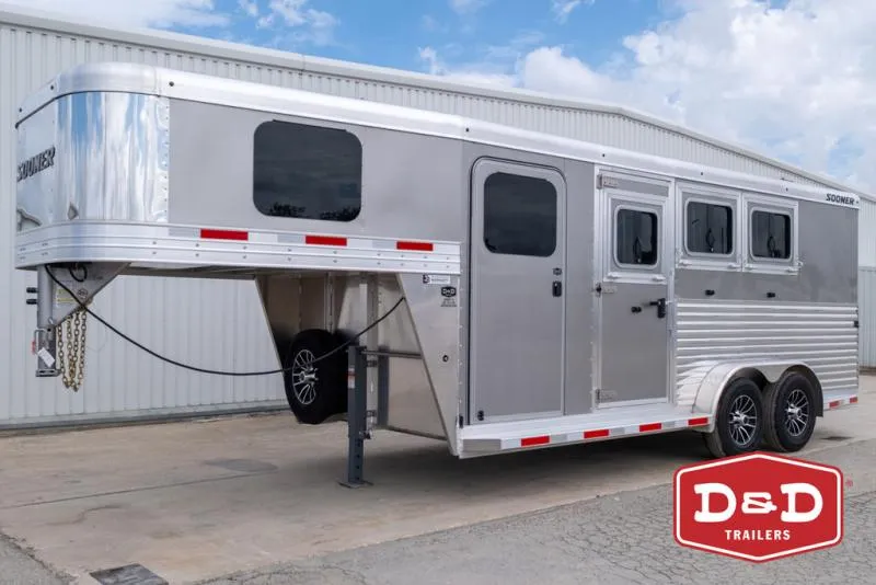2025 Sooner 3 Horse Lariat Trailer 