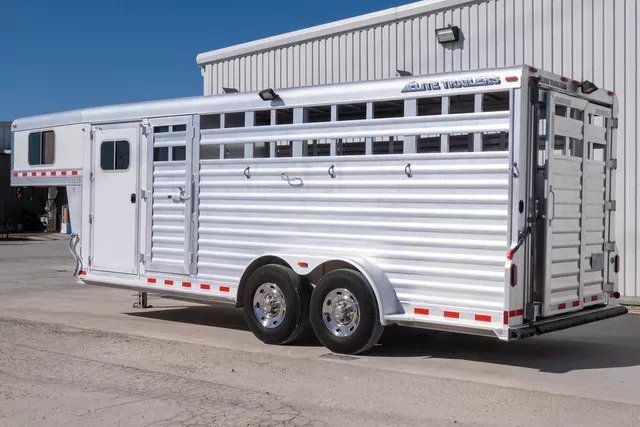 used Stock / Stock Combo Trailers Elite Trailers  for sale, in Seguin, TX Thumbnail 3