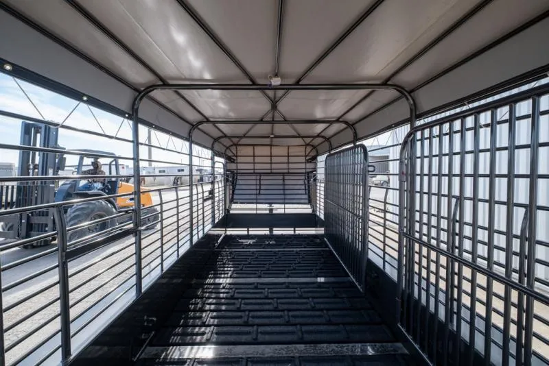 new Stock / Stock Combo Trailers Gooseneck  for sale, in Seguin, TX Thumbnail 14