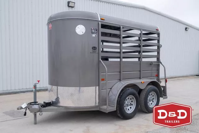 2025 W-W Trailers 10 Ft All Around Stock Trailer 
