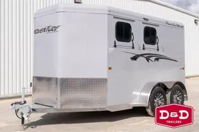 2026 Trails West® 2 Horse Adventure II MX Trailer 