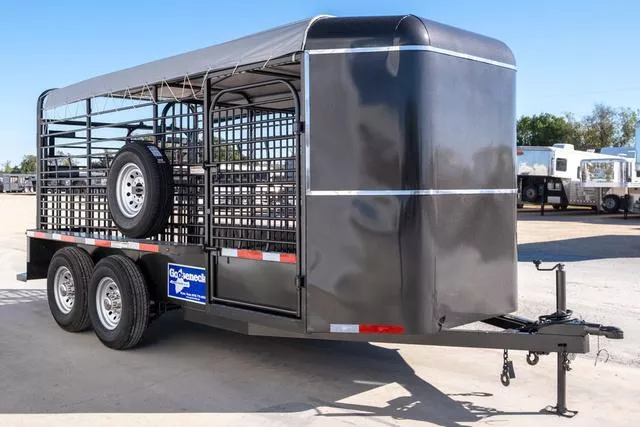 new Stock / Stock Combo Trailers Gooseneck  for sale, in Seguin, TX Thumbnail 4