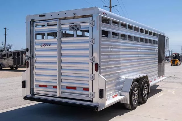 used Stock / Stock Combo Trailers Exiss Trailers  for sale, in Seguin, TX Thumbnail 4