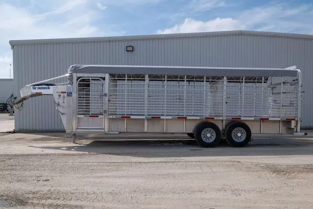 new Stock / Stock Combo Trailers Gooseneck  for sale, in Seguin, TX Thumbnail 2