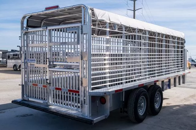 new Stock / Stock Combo Trailers Gooseneck  for sale, in Seguin, TX Thumbnail 4