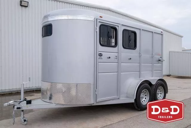 2025 Calico Trailers 2 Horse Slant Load Trailer 