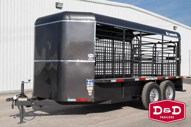 2025 Gooseneck 16 Ft Steel Stock Trailer 