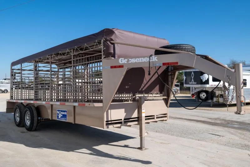 new Stock / Stock Combo Trailers Gooseneck  for sale, in Seguin, TX Thumbnail 4