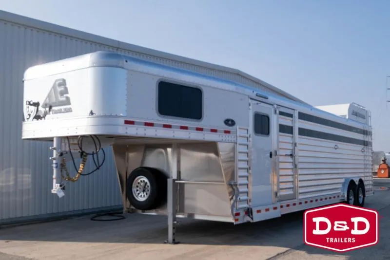 2026 Elite Trailers 6 Horse Stock Combo Trailer With Trainer Tack 