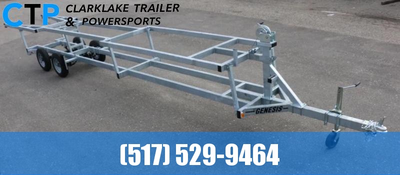 2021 Genesis 24' Crank Up Pontoon Trailer 2021 Genesis 24' Crank Up Pontoon Trailer