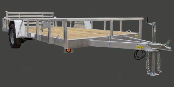 2022 Quality Steel and Aluminum 74x14 SA SIMP ALUM Utility Trailer 2022 Quality Steel and Aluminum 74x14 SA SIMP ALUM Utility Trailer