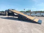 2026 RawMaxx DTX 24' Gooseneck Deck Over Tilt