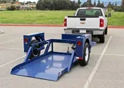2024 Air Tow S8-35 Single Axle Flatbed Utility Trailer