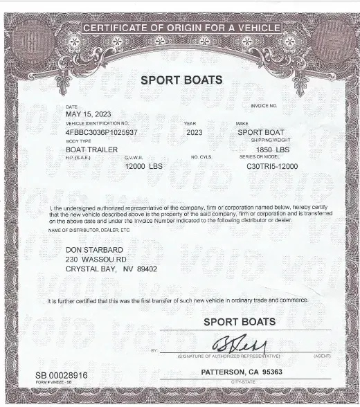 used Watercraft Trailers Other  for sale, in Crystal Bay, NV Thumbnail 6