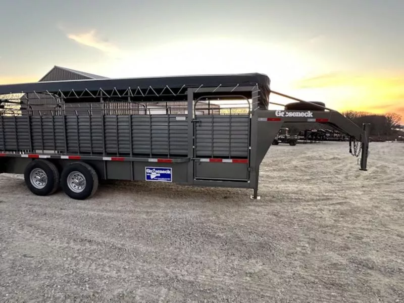 new Stock / Stock Combo Trailers Gooseneck  for sale, in Saint James, MO Thumbnail 7