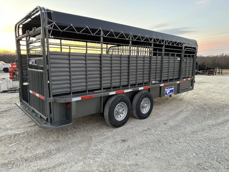 new Stock / Stock Combo Trailers Gooseneck  for sale, in Saint James, MO Thumbnail 8