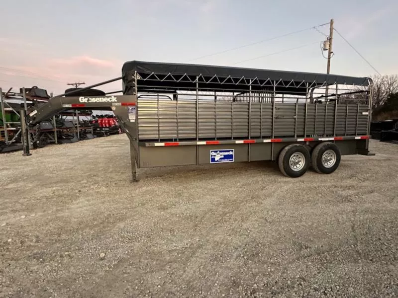 new Stock / Stock Combo Trailers Gooseneck  for sale, in Saint James, MO Thumbnail 3
