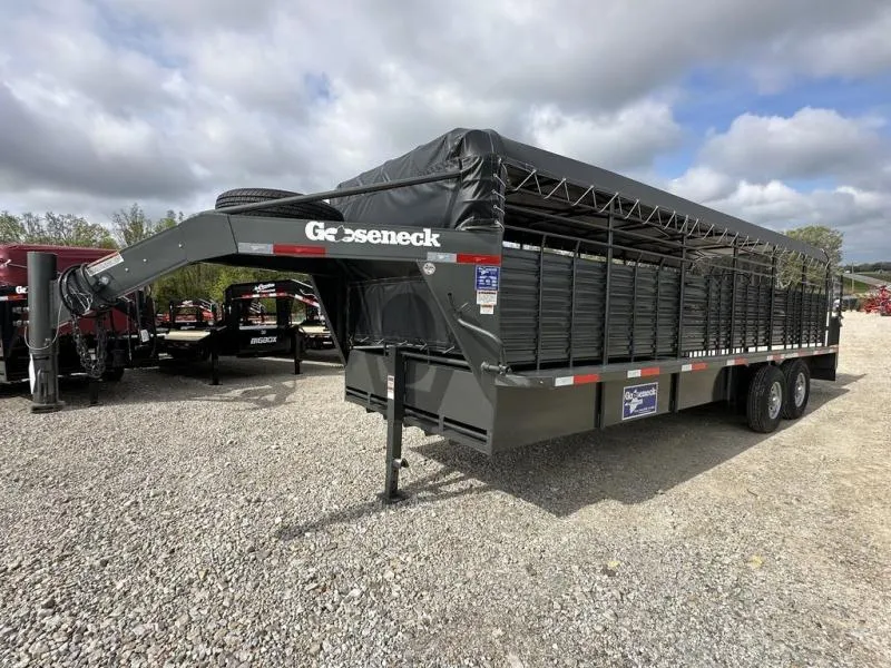 2025 Gooseneck 24? X 6?8? Stock Trailer