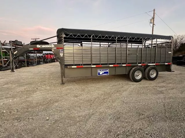 new Stock / Stock Combo Trailers Gooseneck  for sale, in Saint James, MO Thumbnail 3